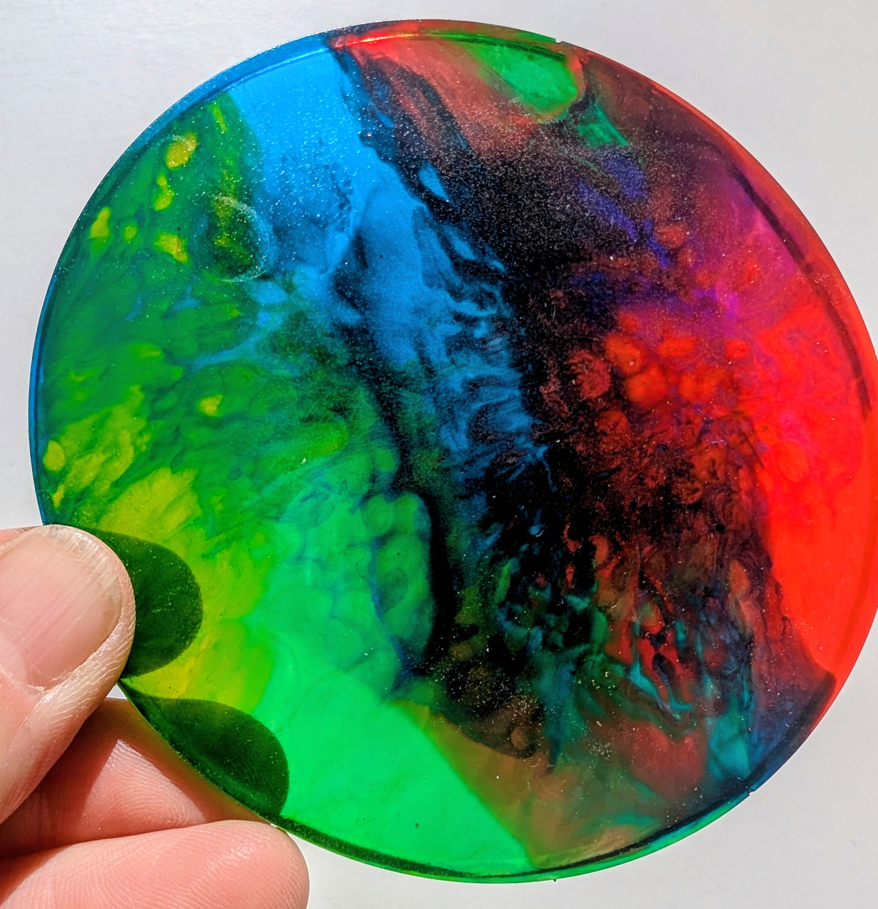 Regenbogenscheiben von 3,5 - 25,5 cm